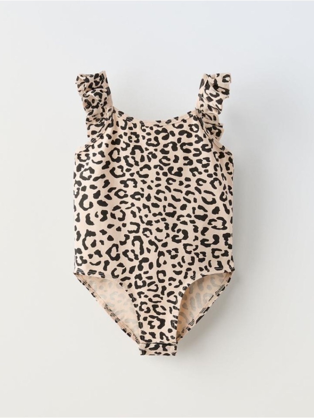 Old Navy Leopard cheetah  print one piece bathing suit 6/12M